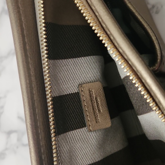 gold leather should bag - Picture 3 of 3